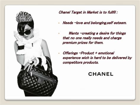 chanel profumi target audience